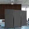 Mobilný paraván 260x180 cm, sivý Náhľad obrázku produktu 5