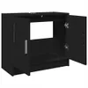 Möbel Waschbeckenunterschrank Schwarz 63x29x55 cm Produktbild-Vorschau 5