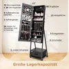 Schmuckschrank mit HD-Ganzkörperspiegel, Spiegelschrank mit Produktbild-Vorschau 2