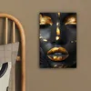 MuchoWow® - Leinwandbilder - Frau - Gold - Natur - Porträt Produktbild-Vorschau 5