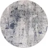 Tapiso Teppich SKY Rund Modern Grau Hellgrau Wohnzimmer 200 Produktbild-Vorschau 2