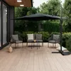 home24 Gartensitzgruppe - 4-teilig - Eisen / Polyester - Produktbild-Vorschau 3