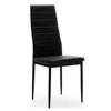 A single black dining chair is shown against a white background. Podgląd zdjęcia produktu