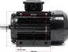 Wiltec Profi Elektromotor 400 V 1,5 kW (2 PS) 3-phasig Produktbild-Vorschau 5