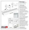 Rail de rideau intérieur sur mesure 1 voie Blanc - Série Voir les images du produit 6