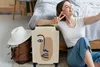 MuchoWow® Koffer Handgepäck Trolley Rollkoffer Kleine Produktbild-Vorschau 2