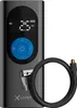 A portable air compressor with a digital display and a coiled hose. Produktbild-Vorschau