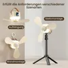 24 cm prenosný stropný ventilátor s osvetlením, Náhľad obrázku produktu 4