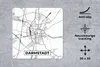 MuchoWow® Mauspad Mousepad Karte - Darmstadt - Karte - Produktbild-Vorschau 2