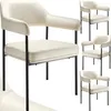 tectake® Křeslo Doé čalouněné 58 x 62 x 85 cm Náhled obrázku produktu 2
