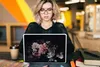 MuchoWow® Laptop Aufkleber Sticker Cover Blumen - Vintage - Produktbild-Vorschau 5