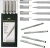 Fineliner Ecco-Pigment 4er Etui schwarz Linienbreiten: Produktbild-Vorschau 3
