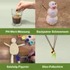 A collage of four different science experiments or craft projects. Produktbild-Vorschau