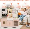 DREAMADE Kinderküche aus Holz mit 16 TLG. Spielzubehör, Produktbild-Vorschau 6