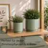 Übertöpfe in Ø 10,5 cm, Salbeigrüne Blumentöpfe im 2er Set Produktbild-Vorschau 4