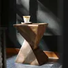 Tavolini WISFOR tavolini da caffè in cemento chiaro, tavolo Anteprima dell’immagine prodotto 5