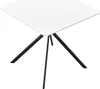 [en.casa] Esstisch - Weiß 78x78x75cm -  Küchentisch Produktbild-Vorschau 1