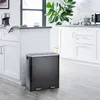 SVITA TM2X30 Noir Poubelle à pédale 60 litres Poubelle Voir les images du produit 2