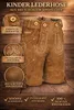 PAULGOS Bambini Trachten Lederhose corti - KK1 - Vera pelle Anteprima dell’immagine prodotto 2