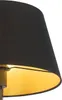 Lampada da terra nera con paralume nero e braccio Anteprima dell’immagine prodotto 4