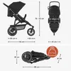 HAUCK Rapid 3R Zwart 14854 - Driewiel kinderwagen - Productafbeelding-voorbeeld 8