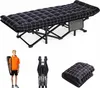 Lit de camping pliable avec matelas et poches latérales, Voir les images du produit 3