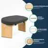 BUDDLEY Meditationsbank klappbar, Yogahocker mit Kissen, Produktbild-Vorschau 2