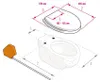 Adob, ATLANTIC Zeitloser WC-Sitz aus Thermoplast, beige, Produktbild-Vorschau 2