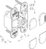 Krona Koblenz Einlassscharnier K6200, universal Türband, Produktbild-Vorschau 2