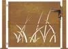 vidaXL Gartentor 100x75 cm Cortenstahl Gras-Design Produktbild-Vorschau 4