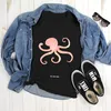 Mr. & Mrs. Panda Größe L T-Shirt Tintenfisch - Schwarz - Produktbild-Vorschau 2