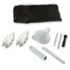 A collection of accessories for a generator, including adapters, a funnel, and a storage bag. Anteprima dell’immagine prodotto