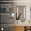 LED Spiegelschrank mit Seiteschrank 80x70 cm mit Produktbild-Vorschau 4