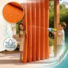 Lantigo Rideau extérieur Orange 155x200 cm anti-UV | Rideau Voir les images du produit 3