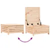 The Living Store Gartenhocker mit Kissen Massivholz Kiefer Produktbild-Vorschau 7