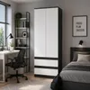 Kleiderschrank, zweitürig, 60 cm breit, geräumig, Produktbild-Vorschau 5