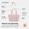 Hylat Baby Wickeltasche - stilvolle Windeltasche - perfekte Produktbild-Vorschau 6