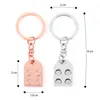 CraftWerk sleutelhanger, hartvormig, set van 2 met Productafbeelding-voorbeeld 3