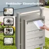Wiltec 4 systém poštových schránok z nerezovej ocele 556 x Náhľad obrázku produktu 10