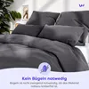 4 teilig Bettwäsche 135x200 cm -  Allergiker Mikrofaser - Produktbild-Vorschau 3