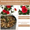 COSTWAY Arbre artificiel 2 avec 24 fleurs, camélia Voir les images du produit 4
