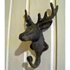 Wandhaken mit Hirsch-Motiv aus Gusseisen, braun-schwarz, Produktbild-Vorschau 4