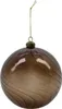 House Doctor Christbaumkugel FLUTED bernstein | Ø15cm Produktbild-Vorschau 1