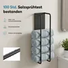 doporro Handtuchhalter ohne Bohren Schwarz, Produktbild-Vorschau 2