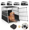 CADOCA® Hundetransportbox Aluminium Hundebox Kofferraum Produktbild-Vorschau 1