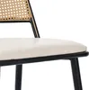 A close-up view of a chair's seat and backrest. Podgląd zdjęcia produktu
