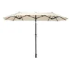 Balkon Sonnenschirm 300x150 cm UPF50 drei Kuppeln Produktbild-Vorschau 2