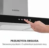 Klarstein Darya Okap kuchenny ścienny, Klasa energetyczna Podgląd zdjęcia produktu 4