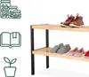 Relaxdays Schuhregal, HxBxT: 33 x 70 x 26 cm, Bambus, 2 Produktbild-Vorschau 5