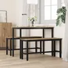 vidaXL Jedálenská lavica Artisan dub 100 x 32,5 x 48,5 cm Náhľad obrázku produktu 3